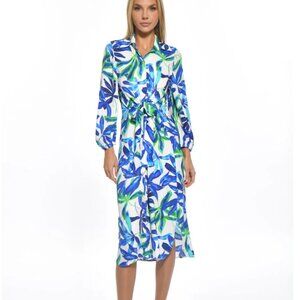 August Dress Blue Petals - Julian Chang